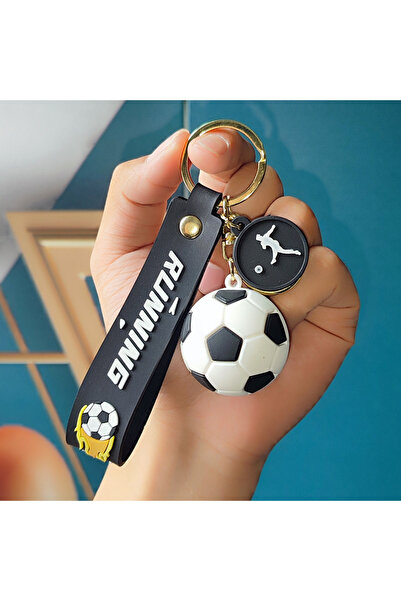 Choice Black A ZAKOL New Trendy Football Key Chain European Cup Accessories K...