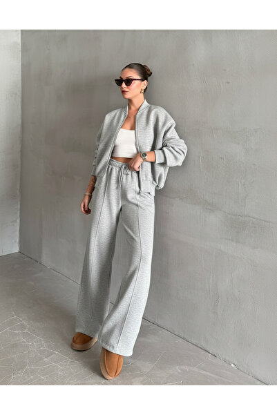 OKULCUBABA ΓΥΝΑΙΚΕΙΟ ΣΕΤ ΦΟΡΜΑΣ ΤΥΠΟΥ BOMBER ΠΡΕΜΙΟΥΜ ΜΕ 3 ΚΛΩΝΟΠΟΥΛΑΡΙΑ ΚΟΡΔ...