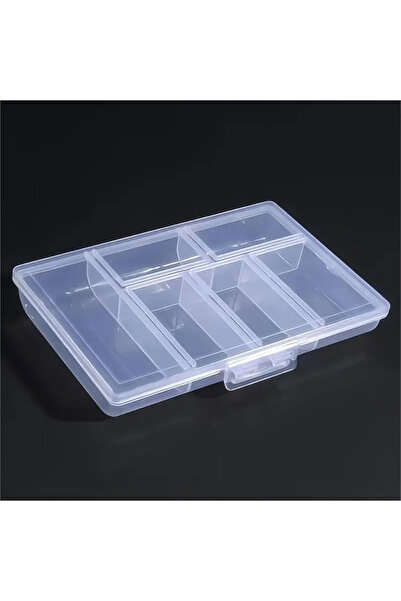 Choice 6-gauge S Jewellery Storage Box Transparent Double Buckle Earring and Ring Storage Box Nail Drill Ac