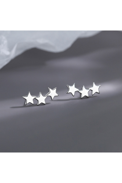 Choice أقراط فضية اللون بتصميم عصري جديد، هدية مثالية للنساء والمناسبات، بتصم...