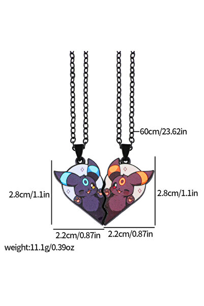 Miniso قلادة بوكيمون XL3401: إيفي، ليفيون، فابوريون، فلاريون، إسبون، سيلفيون،...