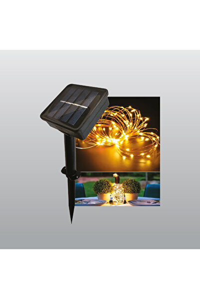ACK Güneş Enerjili Solar Bahçe Süsleme Işığı 3000K Günışığı