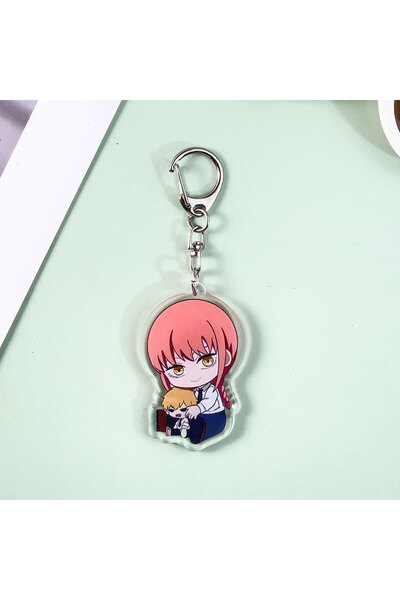 Miniso 5 cm 1 Anime Chainsaw Man Acrylic Classics Keychain Accessories Funny ...