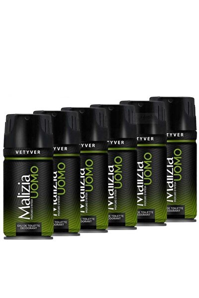 Malizia بخاخ للجسم برائحة نجيل الهند من أومو ديو، 150 مل (عبوة من 6 قطع)