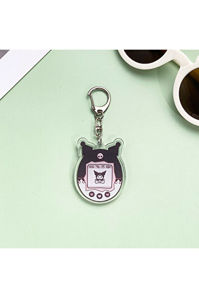 Miniso 5cm 4 Kawaii Sanrio Cartoon Funny Egg Kuromi Pochacco BADBADTZ-MARU Ac...