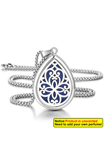 Choice قلادة ناشرة للروائح العطرية على شكل قطرة ماء، بطول 70 سم، من تصميم XN0...