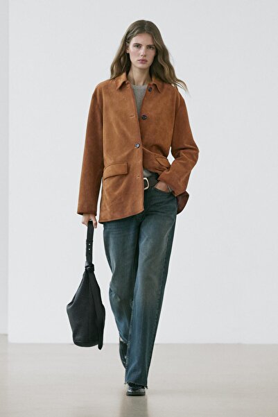 Massimo Dutti Süet deri ceket