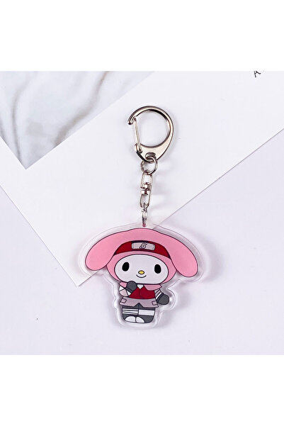 Miniso 5 cm 3 Sanrio Kuromi Naruto Cute Acrylic Keychain Accessories Funny Ba...