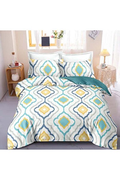 Noon East طقم لحاف من 4 قطع | مصنوع من ألياف دقيقة ناعمة | ألوان متعددة