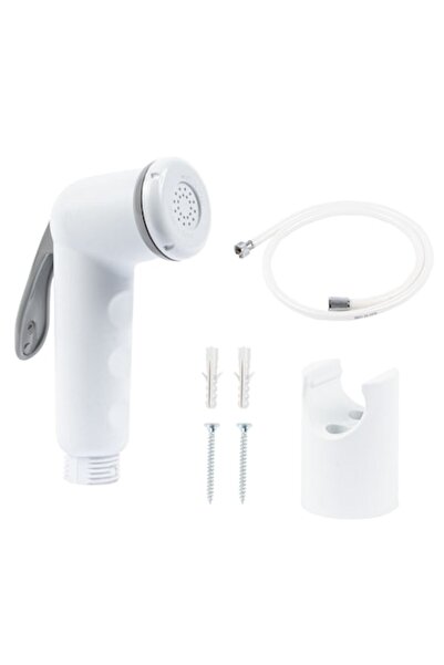 Radinavico Hygienic shower set with 1.2m hose, bidet-function head, holder an...