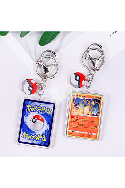 Miniso 6 cm 8 Anime Pokémon Cute Acrylic Car Keychain Accessories Pikachu Cha...