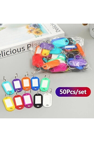 Choice 50pcs mixed color 50pcs Colorful Plastic Tags Hotel Number Classificat...