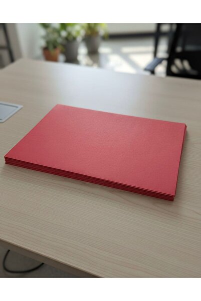 aybaş kağıtçılık Kırmızı Renk Pelur Kağıdı 50x70 Cm (10 Adet) Paketleme Kağıd...