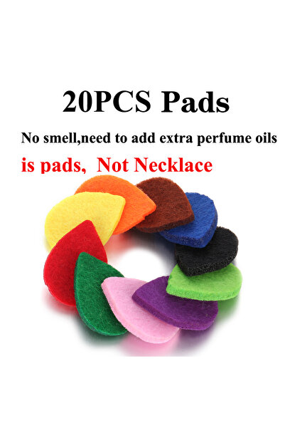 Choice قلادة معطرة على شكل قطرة ماء، 70 سم، من Mian018-20PCS، على شكل زهرة شج...