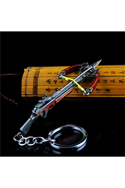 Choice 9cm LA008 PUBG Mini Weapon Keychain 9cm Crossbow Alloy Metal Weapon Mo...