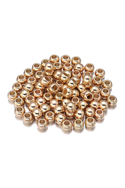 Choice29 4mm 100pcs KC Gold 20-100pcs/lot CCB Big Hole Beads 4/5/6/8/10/12/14...