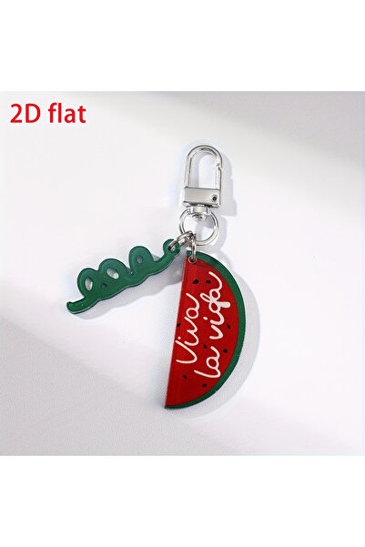 Choice 2 2D Flat, 2d sparkling watermelon key chain Universal Viva la vida ac...