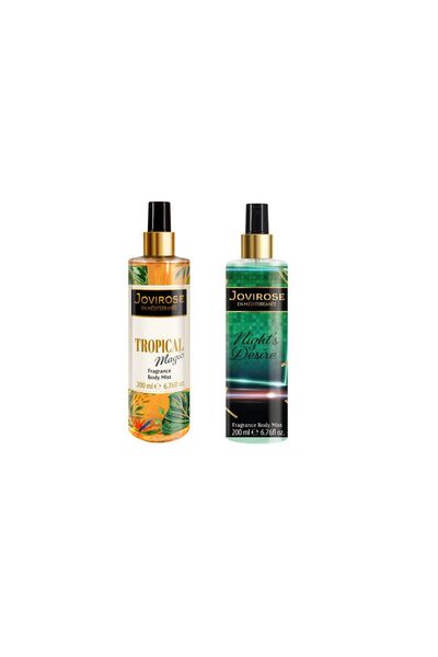 Jovirose Spray Body mist Tropical Magic 200 ml + Spray Body mist Night's Desi...