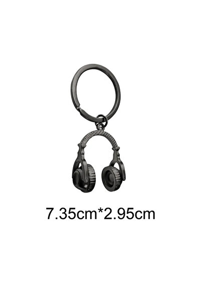 Choice 1 PCS AYS05-2black New Punk Music Headset Key Chain Microphone Guitar ...