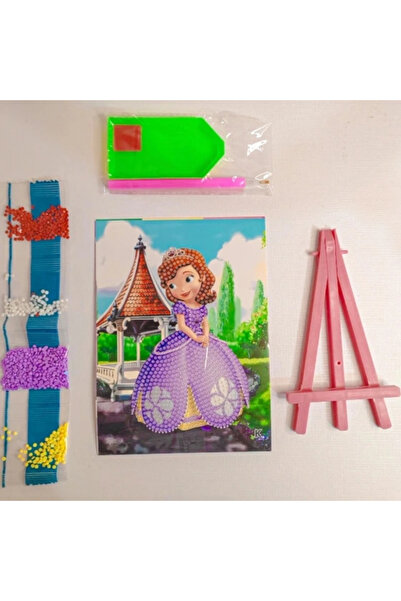 Toybox مجموعة أدوات فنية ماسية للأطفال، اصنعها بنفسك، لوحة فنية ماسية صغيرة للأميرة سنو وايت.