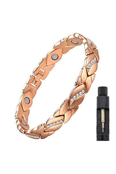 Choice سوار مغناطيسي نحاسي بنفسجي من SYSL-R، سوار نسائي؛ سوار نحاسي؛ تيتانيوم