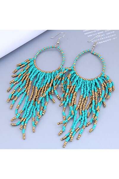Choice color 4 Kymyad Earrings 2025 Trend New Long Dangle Earrings Vintage Earings Fashion Jewelry Female E