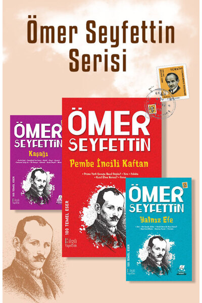 Damla Yayınevi 100 Temel Eser: Ömer Seyfettin Klasikleri(3 Kitap)