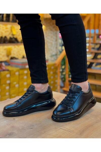 Parlak Bağcıklı İthal Taban Ayakkabı