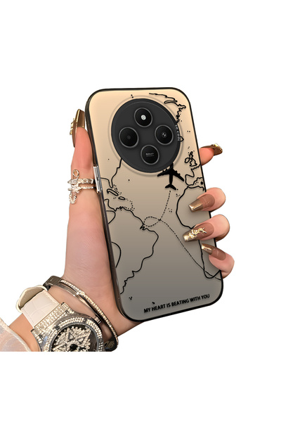 ucuc حافظة Xiaomi Redmi 14C 4G متوافقة مع الحافة السيليكونية الصلبة والمضادة ...