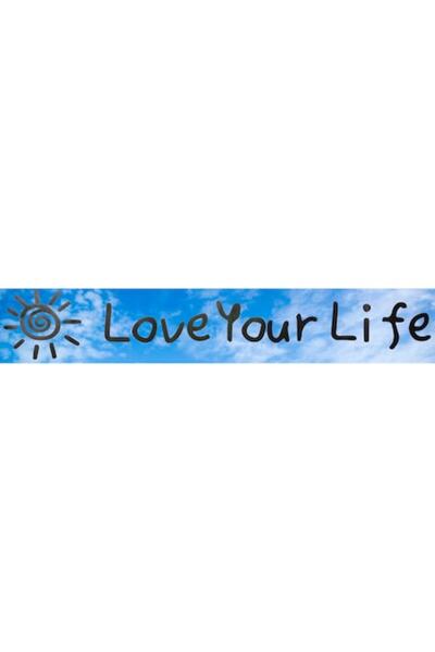 ORIGINAL DEALS Decorative Sticker, Motivational Message 'Love your Life', 56 cm