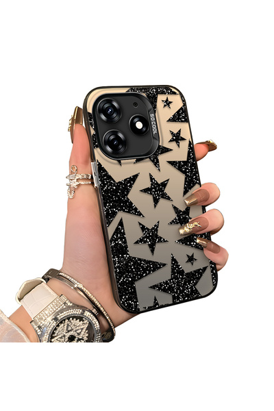 ucuc حافظة تكنو سبارك 10 برو 4G متوافقة مع الحافة السيليكونية الصلبة والمضادة...