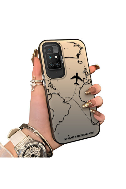 ucuc حافظة Xiaomi Redmi 10 المتوافقة مع الحافة السيليكونية الصلبة والمضادة لل...