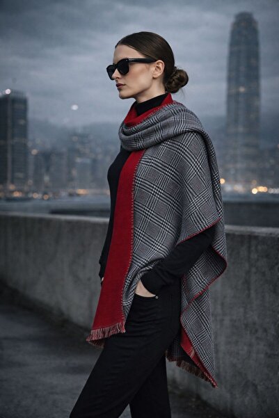 TRENDLİA Soft Double-Sided Wide Viral Scarf