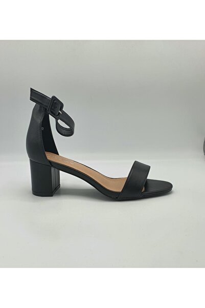 Lulu Σανδάλια, συνθετικό δέρμα, μαύρο