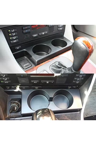 YıldızTuning حامل أكواب للكونسول الوسطي لسيارة بي إم دبليو الفئة الخامسة E39،...