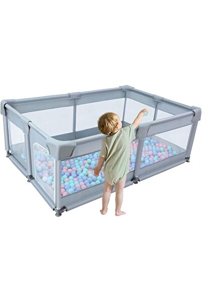 Arabest حظيرة لعب كبيرة جدًا بمقاس 60 × 71 بوصة، مركز أنشطة للأطفال للاستخدام...