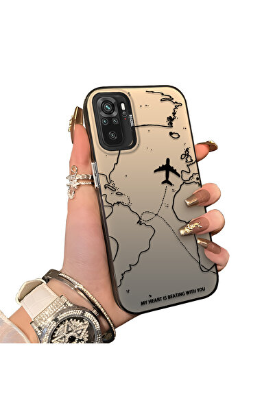 ucuc حافظة Xiaomi Redmi Note 10 4G متوافقة مع الحافة السيليكونية الصلبة والمض...