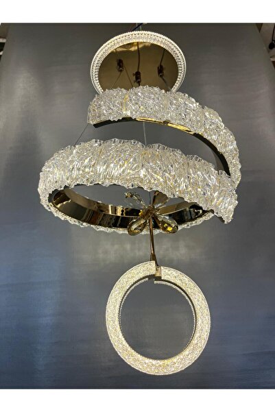 Led Ledli 3 renk luks tek toplu avize