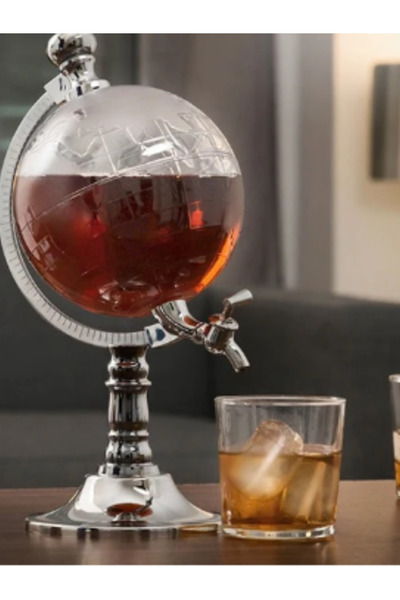 OEM Dozator Pentru Bauturi Forma de Glob Pamantesc , Capacitate 3 L