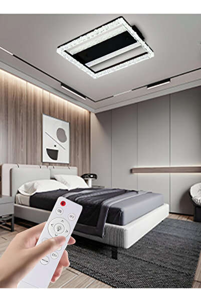 Generic مصباح سقف غرفة المعيشة - مصباح LED مربع عصري وبسيط وأنيق