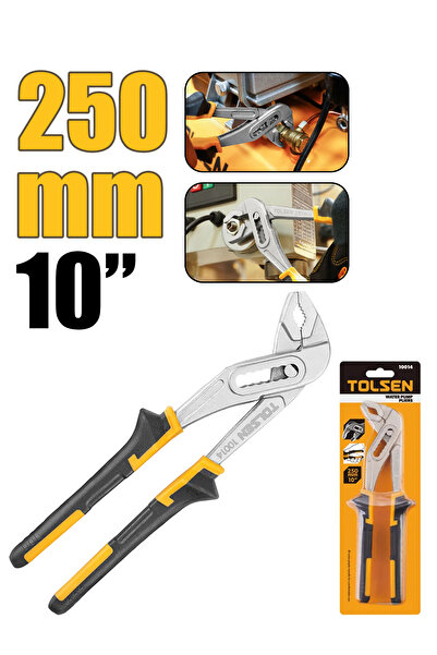 TOLSEN كماشة مضخة مياه بمقبض ناعم CS NP 250 مم (10 بوصة)