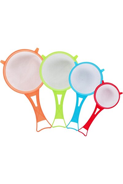 Arabest 4pcs Kitchen Fine Mesh Strainer Flour Sifter for Food, Tea, Rice, Oil,Easy to Clean Drink Strainer