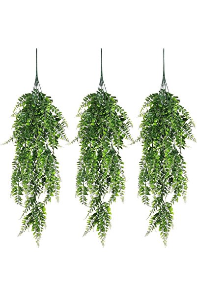 Arabest نباتات اصطناعية معلقة، ديكورات من نبات السرخس البوسطني المتسلق، لتزيين جدران المنزل والحديقة وحفلات الزفاف