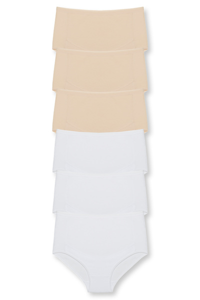 HNX Cotton High Waist Maternity Panties 6-Pack