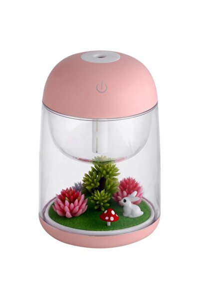 HALAMODO Micro-landscape Air Humidifier Spray 2W Pink/Clear/Green