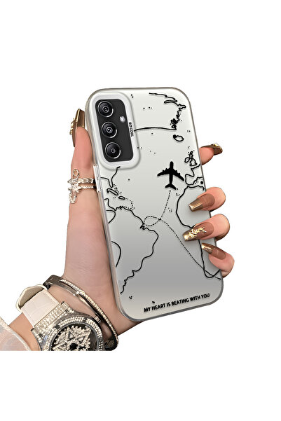 ucuc حافظة سيليكون متوافقة مع هاتف سامسونج جالاكسي M34 ذات حافة صلبة ومضادة ل...