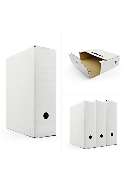 PROCART Document filing box 344 x 150 x 246 mm, white 1 piece