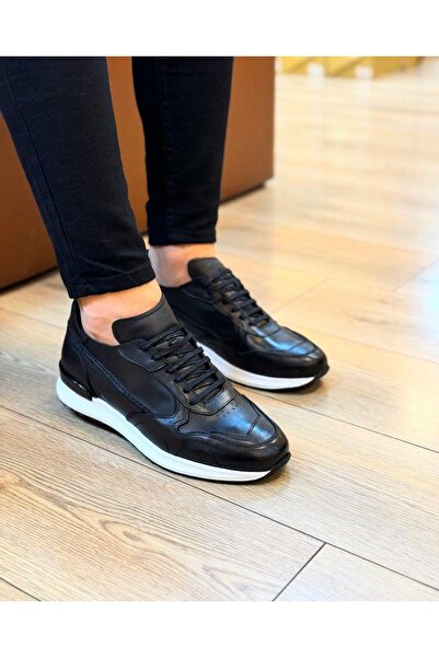 Parlak Hakiki Deri Günlük Ayakkabı