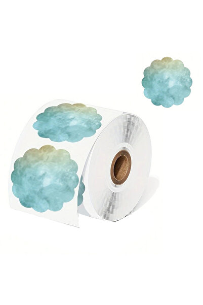 L&Wen ملصقات حرارية متدرجة الألوان، ورق لاصق متعدد الأغراض لباركود الأعمال ال...