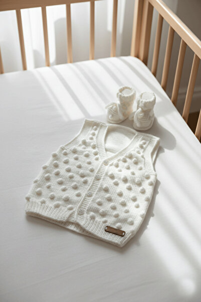 TS Collection Hand Knitted Vest and Booties | |   Baby & Kids Vest and Bootie...